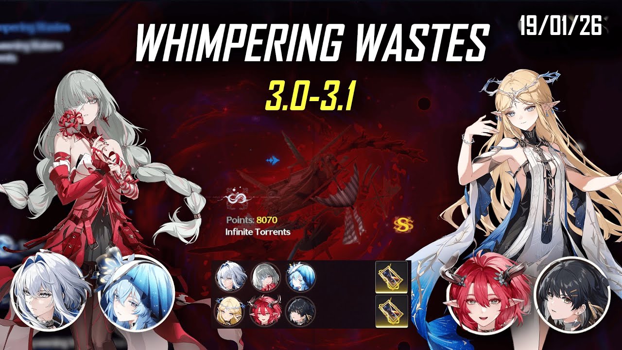 WUWA 3.0-3.1 NEW WHIWA | S0R1 Phrolova x S0R1 Cartethyia | Whimpering Wastes | Wuthering Waves