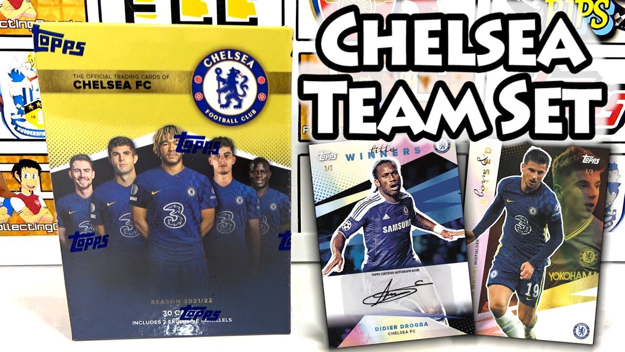 NEW Topps 2021/22 CHELSEA TEAM SET Box Opening | 2 Guaranteed Numbered Parallels | AUTO HIT!