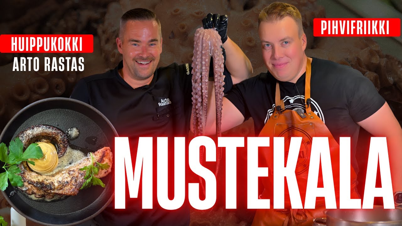 Miten valmistetaan herkullisesti kokonainen mustekala?