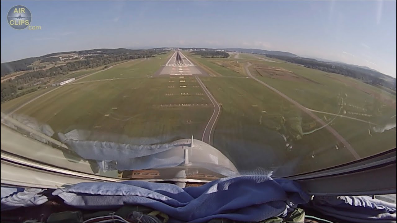 BIG NOSE!!! Antonov 22, World's LARGEST Turboprop: Pilot's Landing View from Upper Deck! [AirClips]