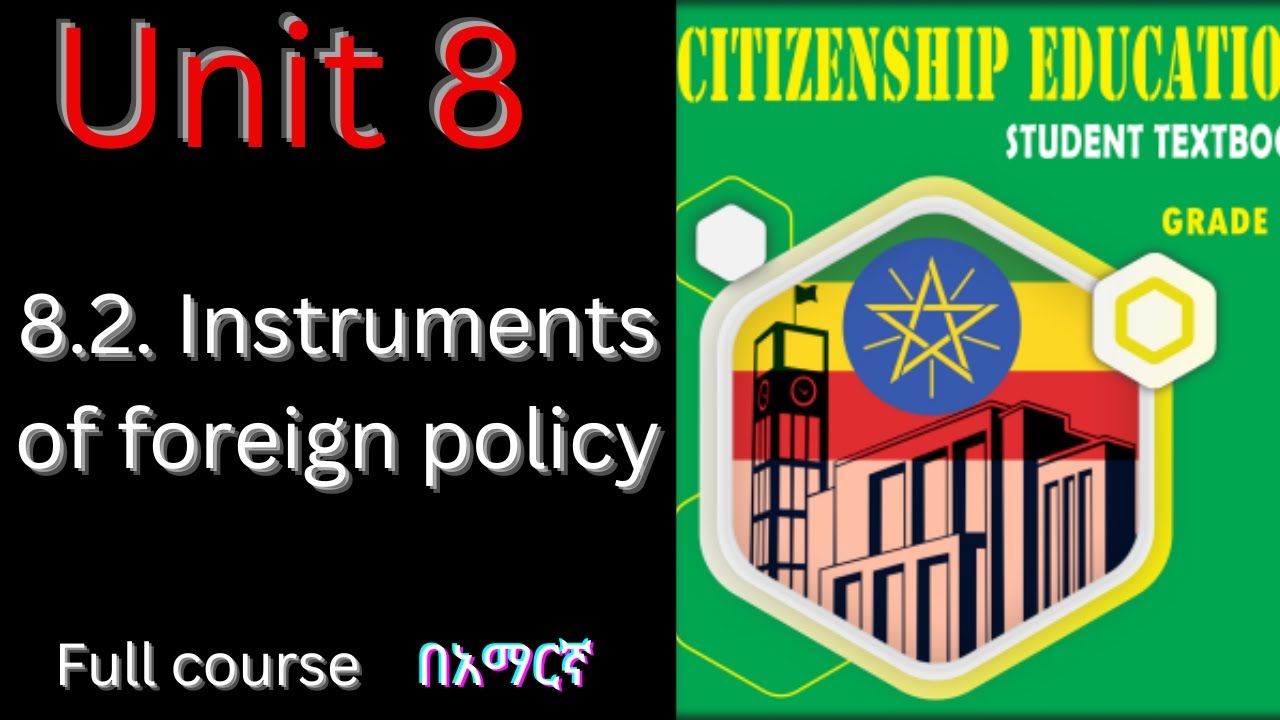 8.2. Instruments of foreign policy