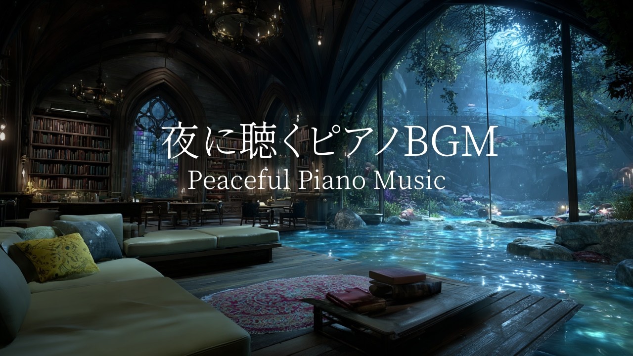 【夜に聴くピアノ曲】途中広告なし｜静かな夜の自分時間に聴く｜自律神経を整えるピアノ｜睡眠導入音楽｜心を落ち着かせる前向きで心地よいメロディー🌿432Hzの周波数