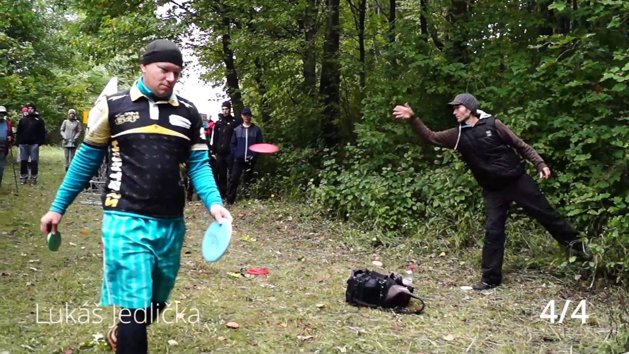 Discgolf: Finále Moravian Open 2016 - kategorie Open - Filandr, Novák, Novák, Redlich, Jedlička