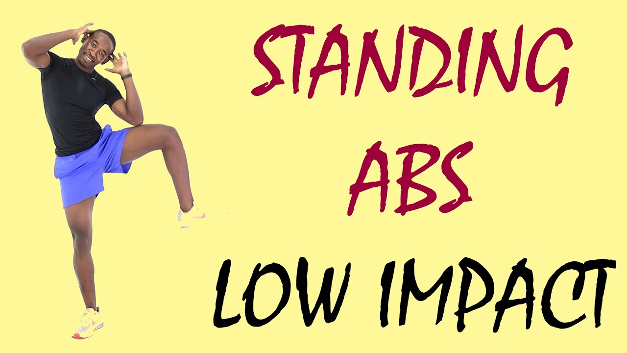 20 Minute Standing Abs Workout Low Impact No Equipment 🔥 200 Calories 🔥