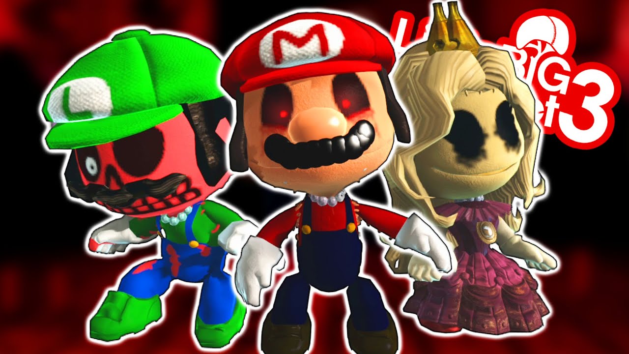 Mario Horror Costumes - LittleBigPlanet 3 PS5 Gameplay | EpicLBPTime