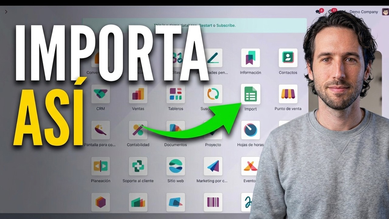Importa masivamente tus datos en Odoo PROFESIONAL