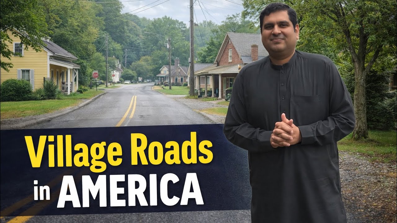 Village Side Roads in USA 