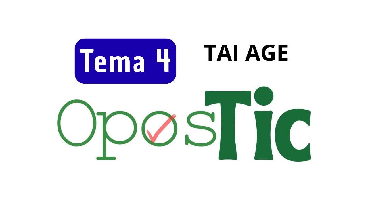 Tema 4 TAI AGE | ESTATUTO EMPLEADO PÚBLICO (TREBEP), Transparencia y Agenda 2030 📝