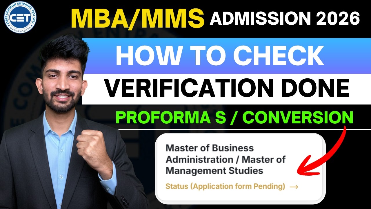 MBA Registration Verification Status Pending | Mba Admission 2026
