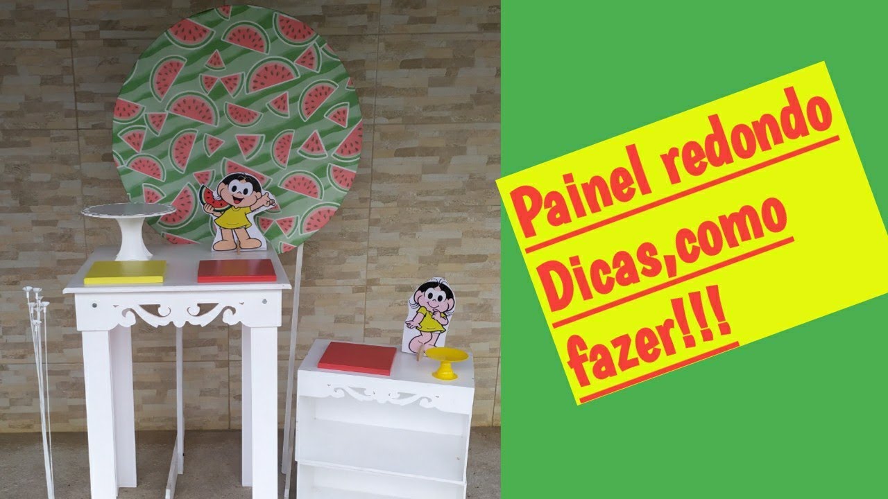 Como fazer painel redondo/ Dicas/Pegue e monte