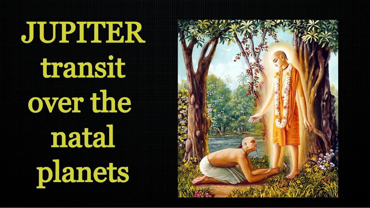 JUPITER transit over the natal planets Hindi Vedic astrology