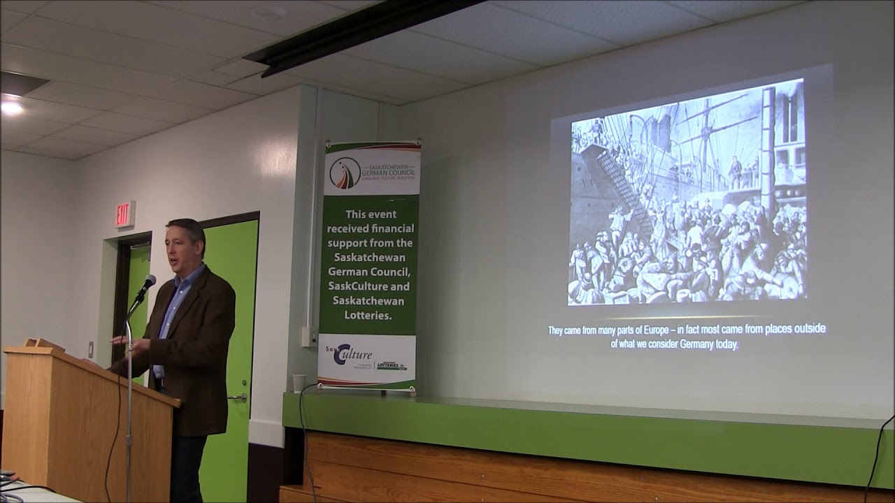 Germans in Saskatchewan - Lecture by Dr. Keith Carlson