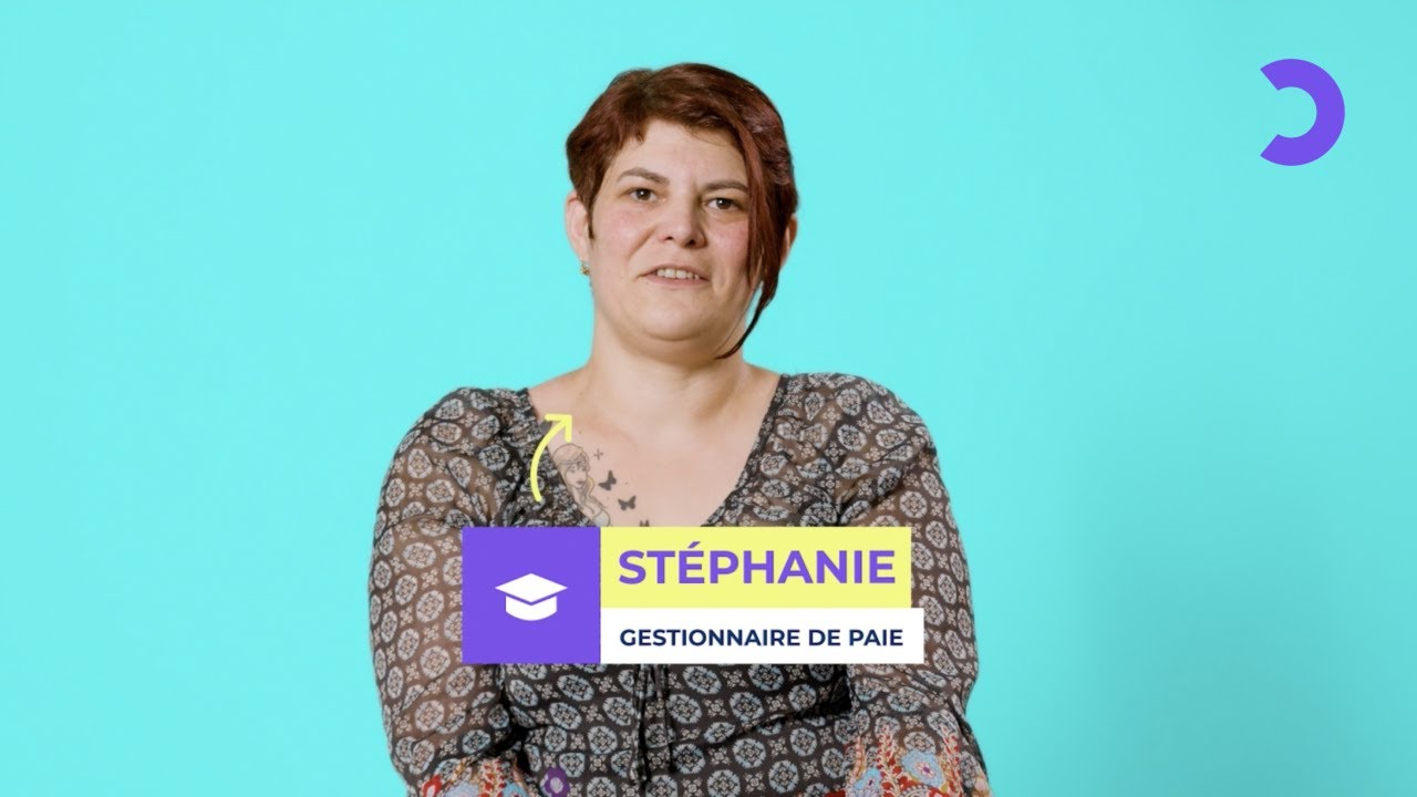 Stéphanie, alternante en gestion de paie à 40 ans