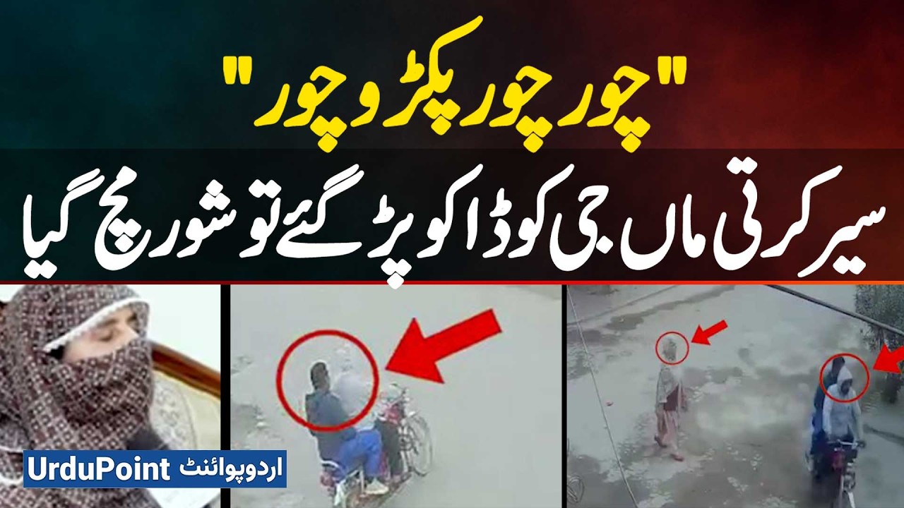 Shameful Robbery Incident in Lahore: Sair Karti Buzurg Lady Ko Daku Par Gaye Tu Shor Mach Gaya