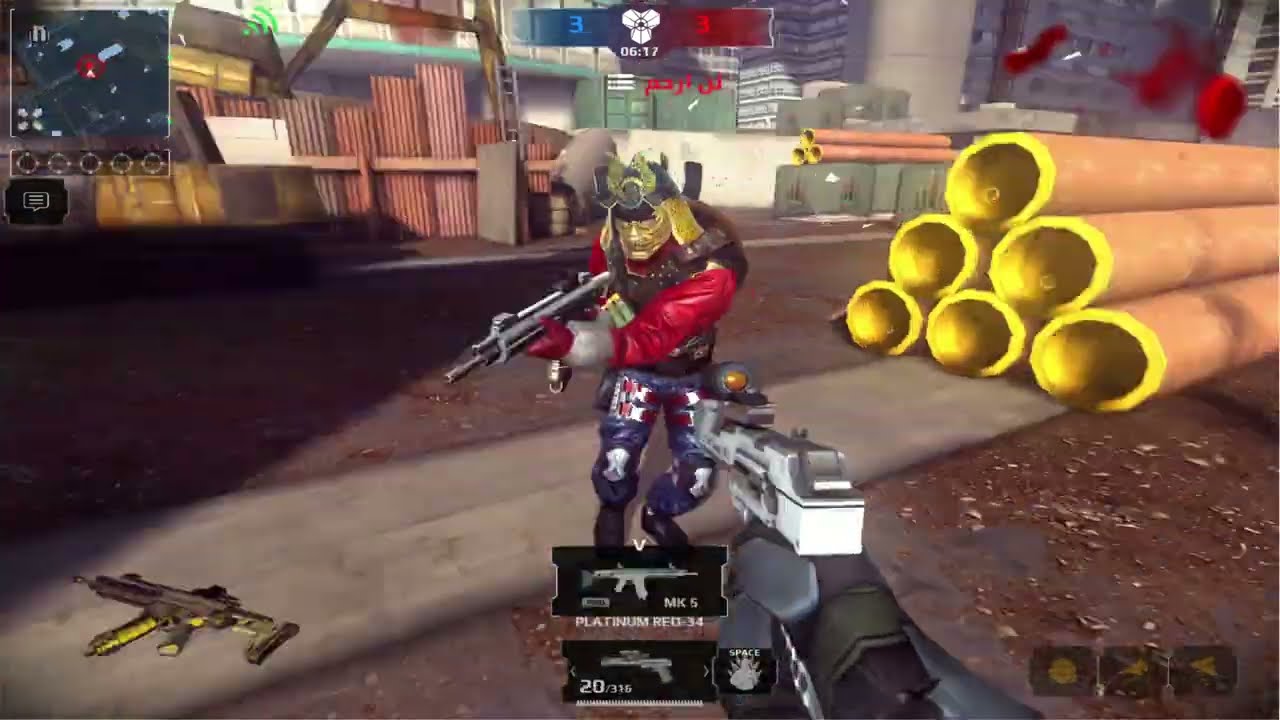 Modern Combat 5 Experiment with Enforcer, Chaff grenate and core jammer:)