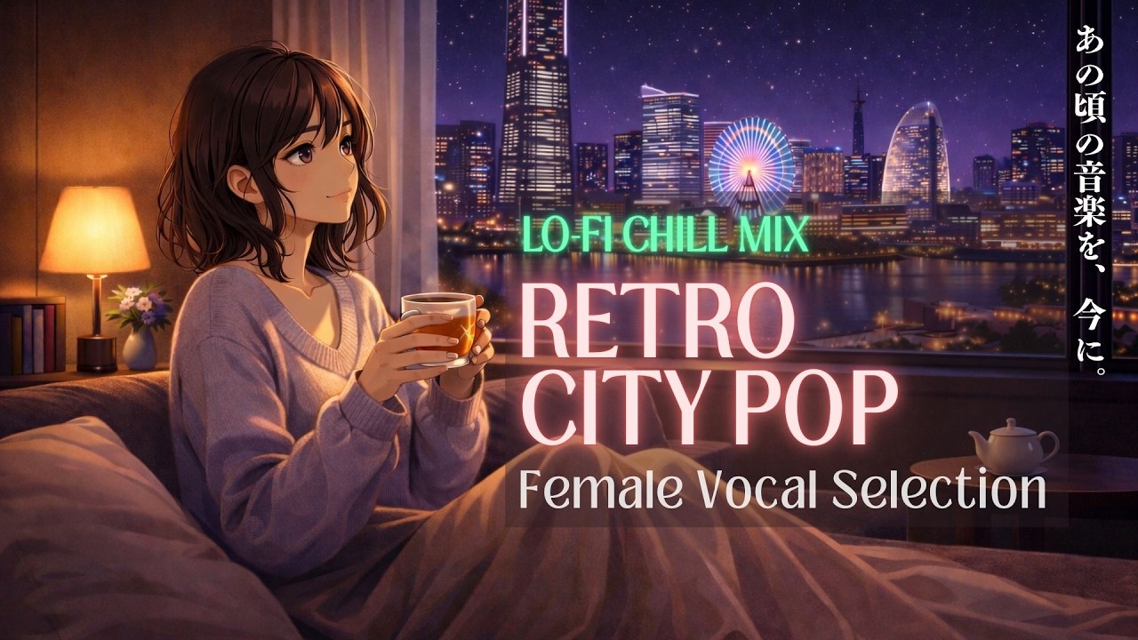 80s Japanese City Pop風 Lo Fi Chill｜オリジナル女性ボーカル集｜昭和レトロ