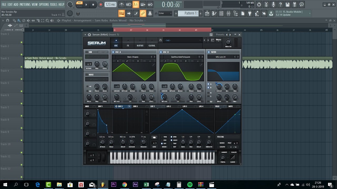 How To Selected Bass In Serum | Selected Bassline Tutorial