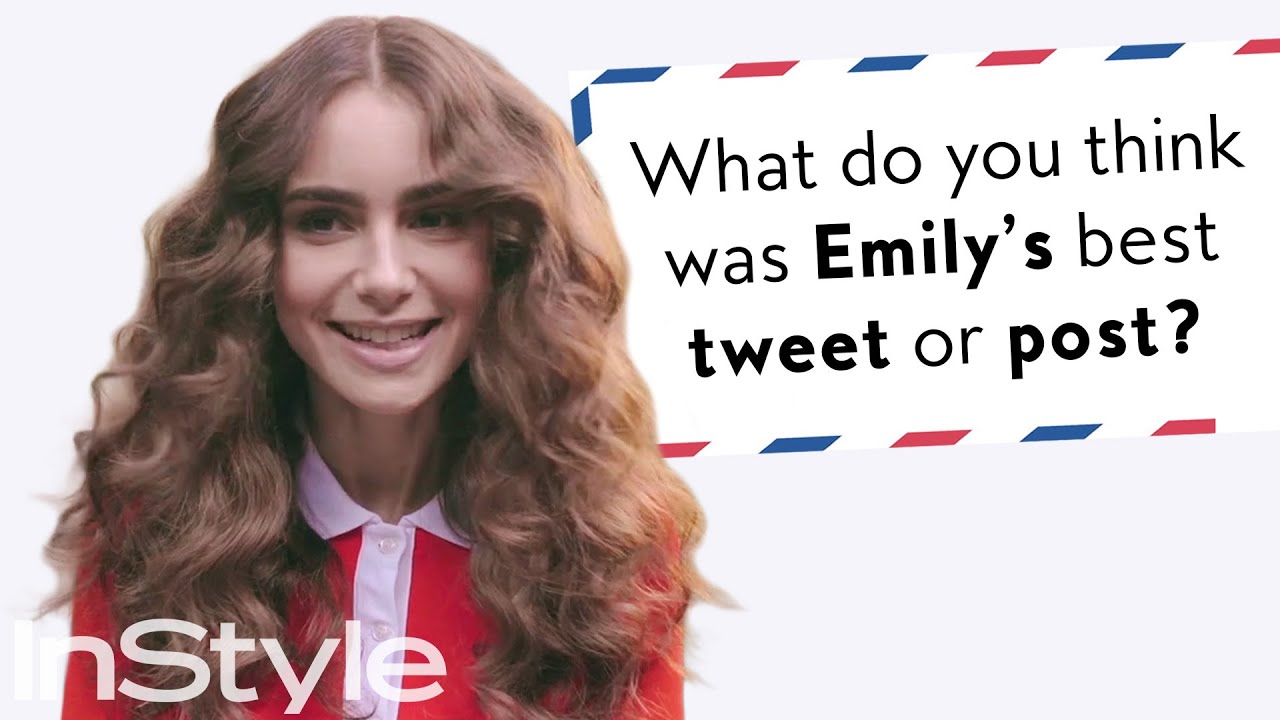 Lily Collins Answers Fan Mail About 'Emily in Paris' | InStyle