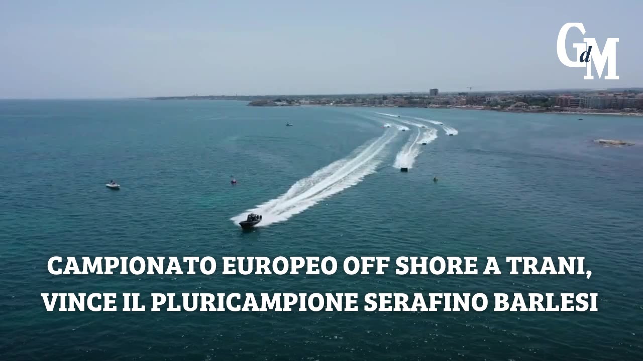 Trani, campionato europeo Off Shore: vince il pluricampione Serafino Barlesi