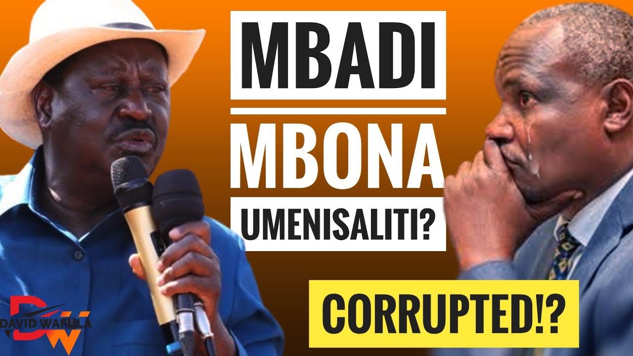 MBADI THROWS RAILA UNDER THE BUS FOR 30 PIECES OF SILVER!