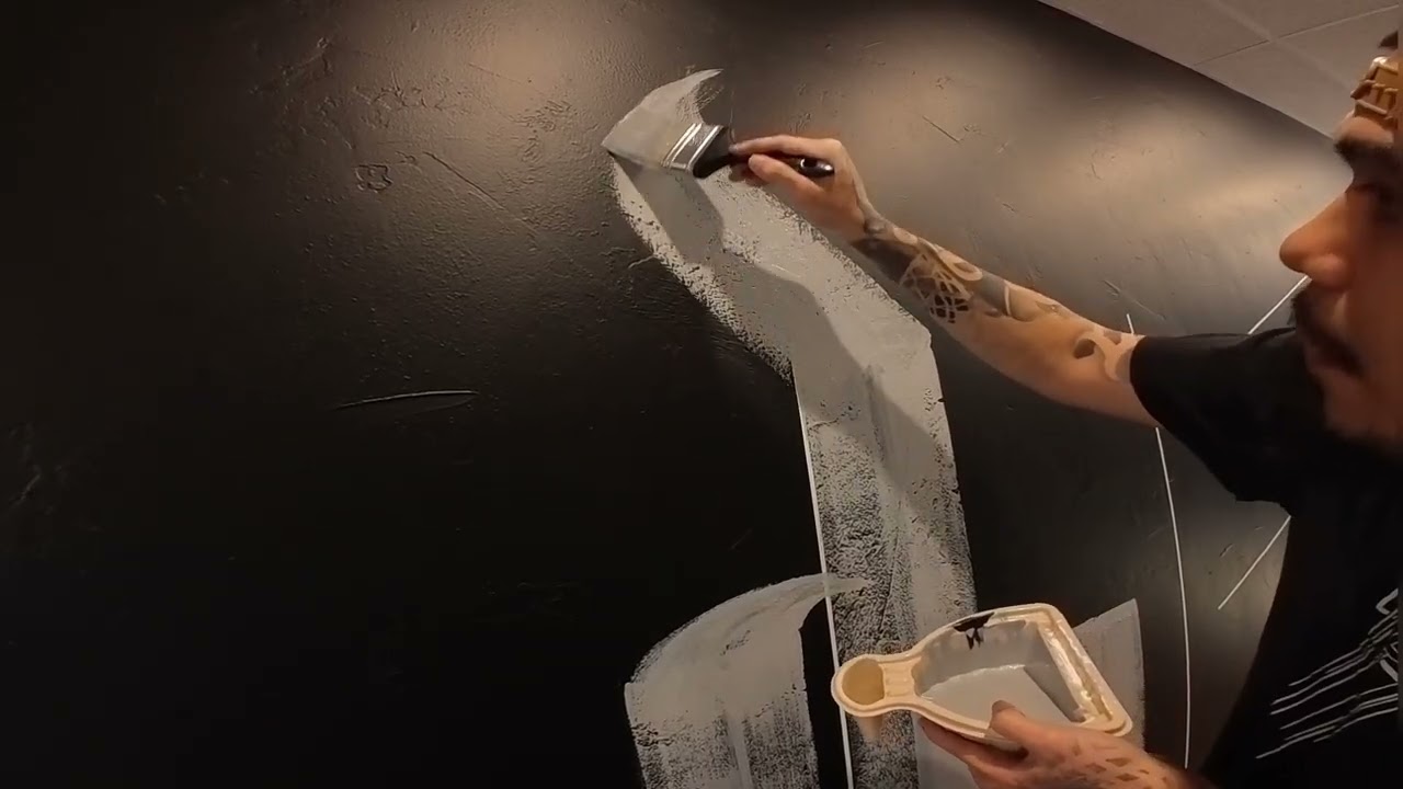 Another mural I added for the shop! “Gods Of Ink Tattoos” 