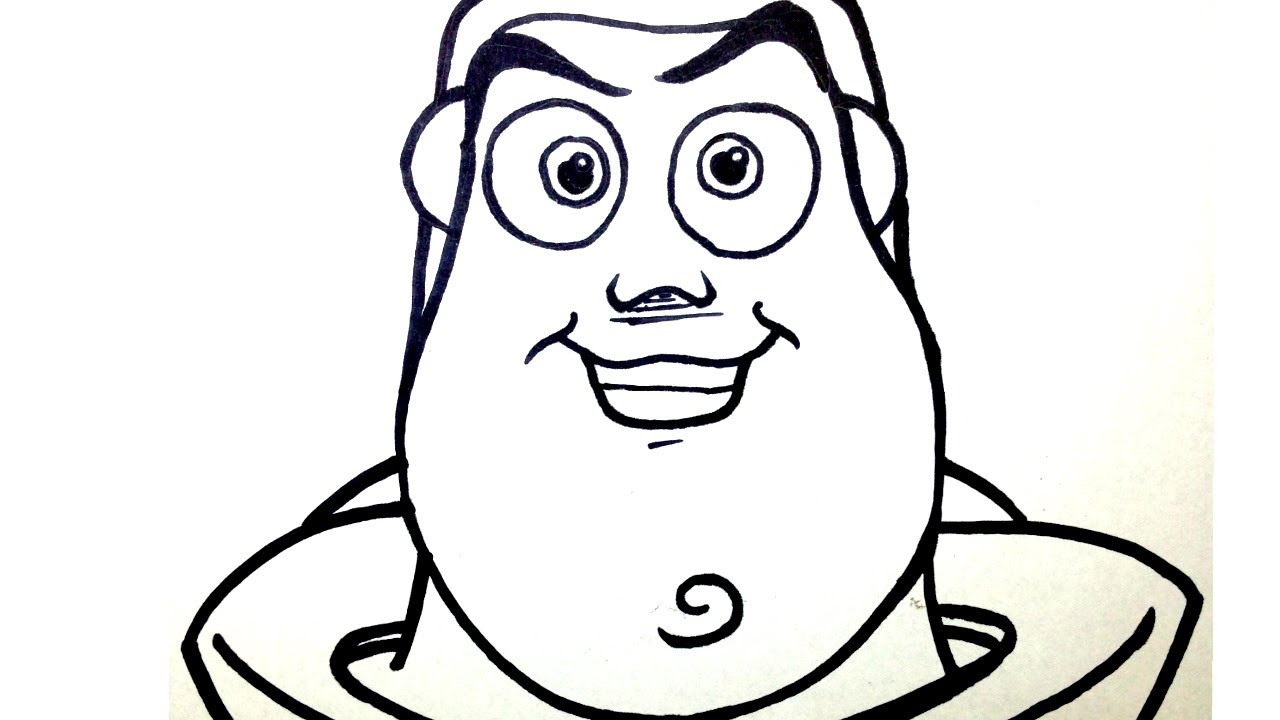 Como dibujar a Buzz lightyear de Toy Story paso a paso facil