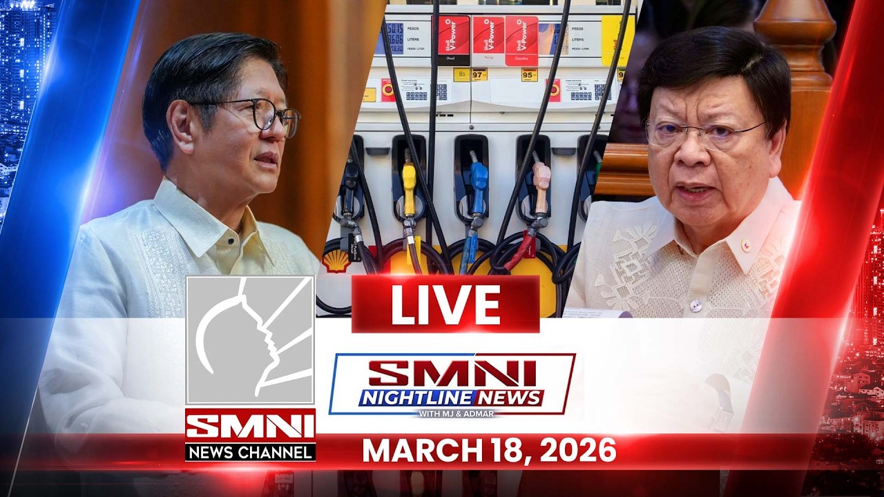LIVE: SMNI Nightline News with MJ Mondejar & Admar Vilando | March 18, 2026