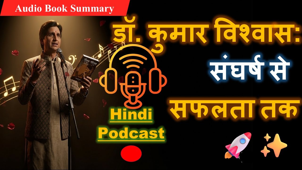 Dr. Kumar Vishwas Biography in Hindi | From Engineering to Poetry | The Book Pod 🎤