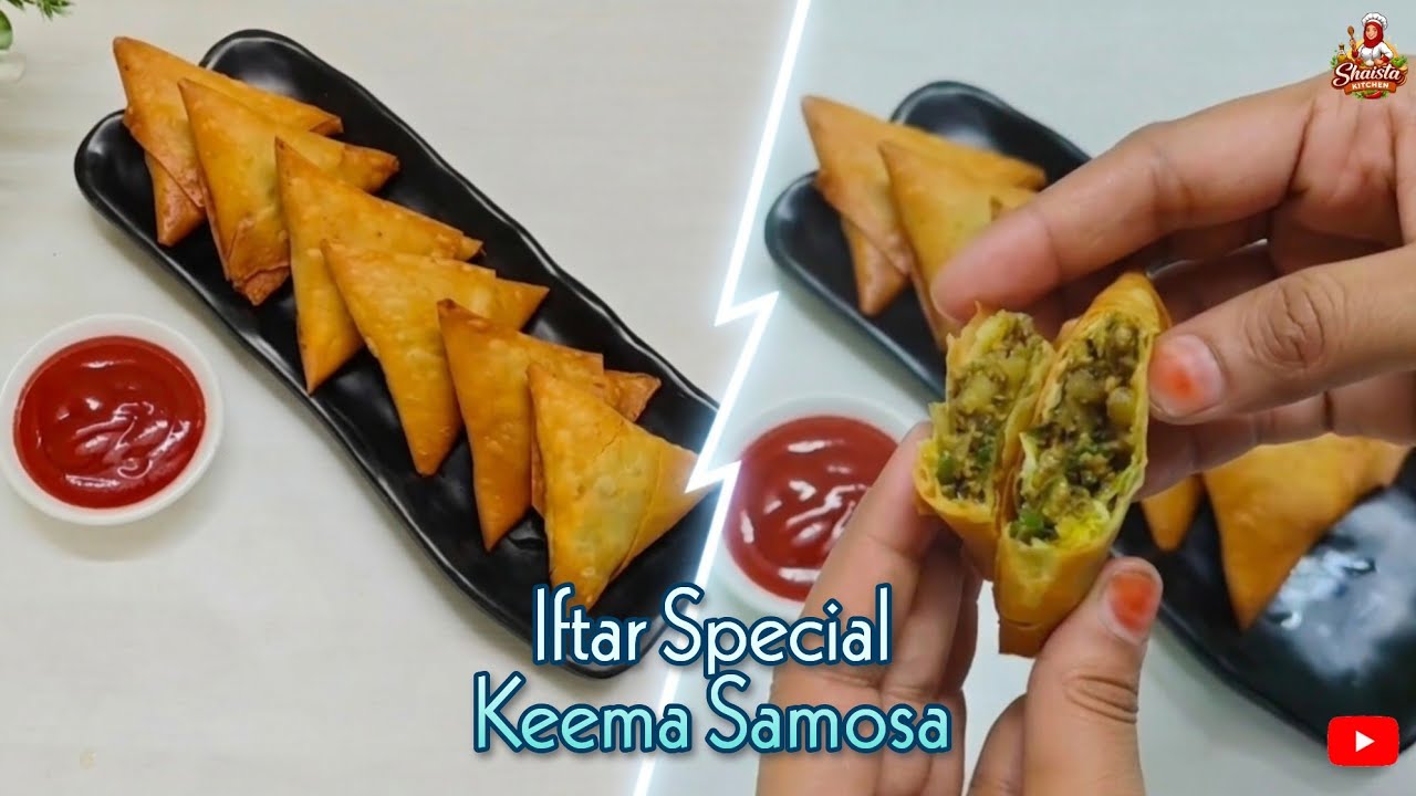 Iftar Special Keema Samosa Recipe | Ramadan 2026 Special ❤️ | Crispy Qeema Samosa | Shaista Kitchen