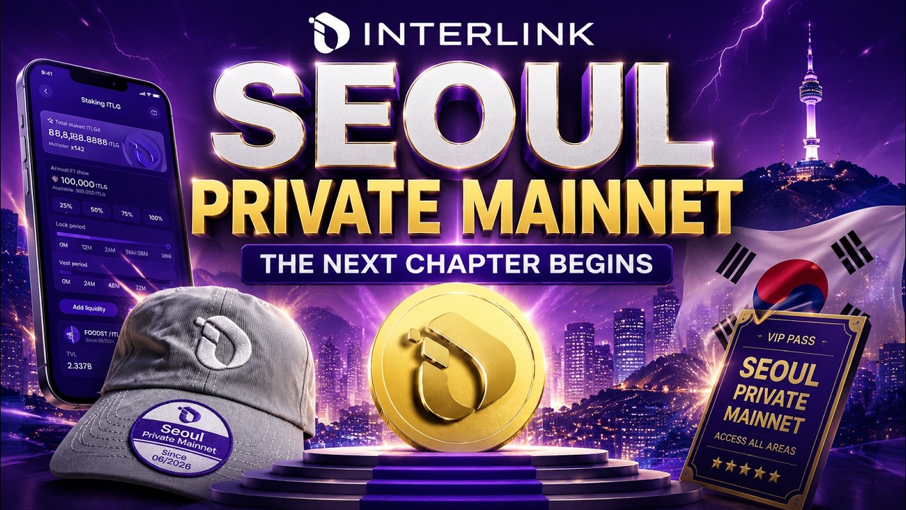 🚀 InterLink Seoul Private Mainnet Is Here! BIG Update for ITLG & ITL Holders 🔥#interlink #itlg