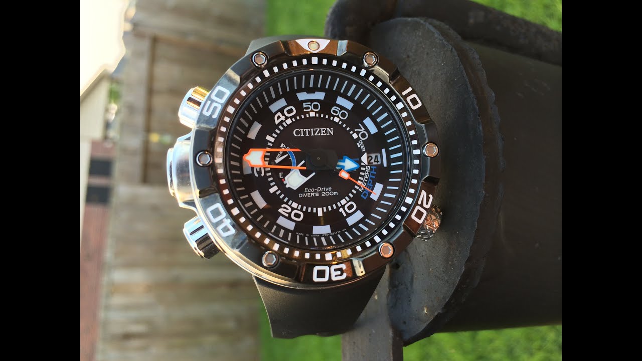 Глубиномер Citizen Eco Drive Promaster Aqualand