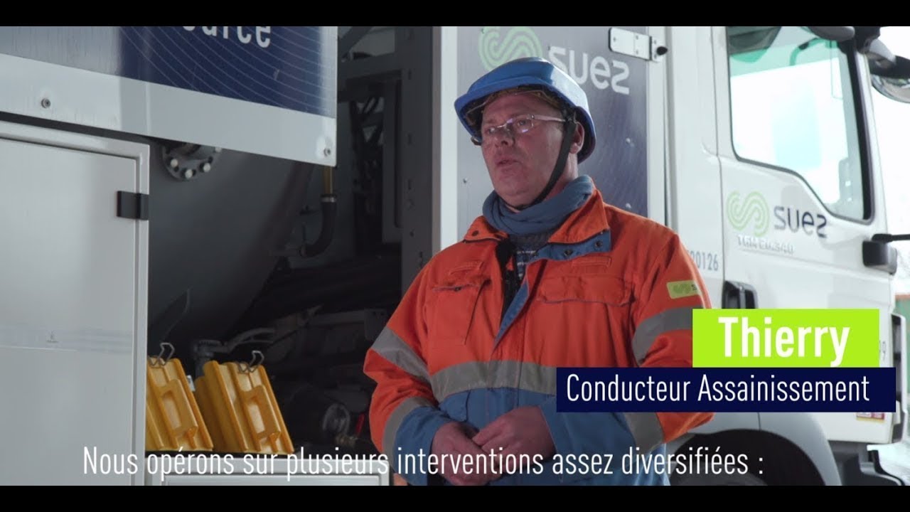 Portrait de Thierry, conducteur assainissement - SUEZ