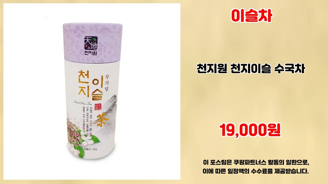 이슬차 추천
