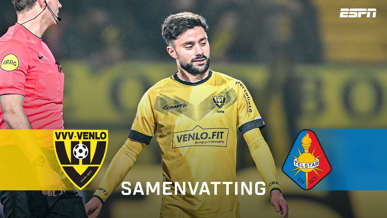 🎯🤤 Elias Sierra krult de bal 𝙥𝙚𝙧𝙛𝙚𝙘𝙩 in de kruising! | Samenvatting VVV-Venlo - Telstar