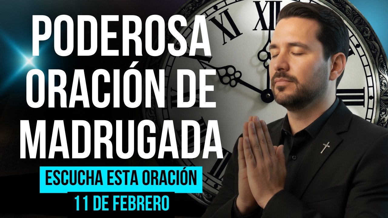 ORACIÓN PODEROSA DE MADRUGADA - Miércoles 11 de Febrero