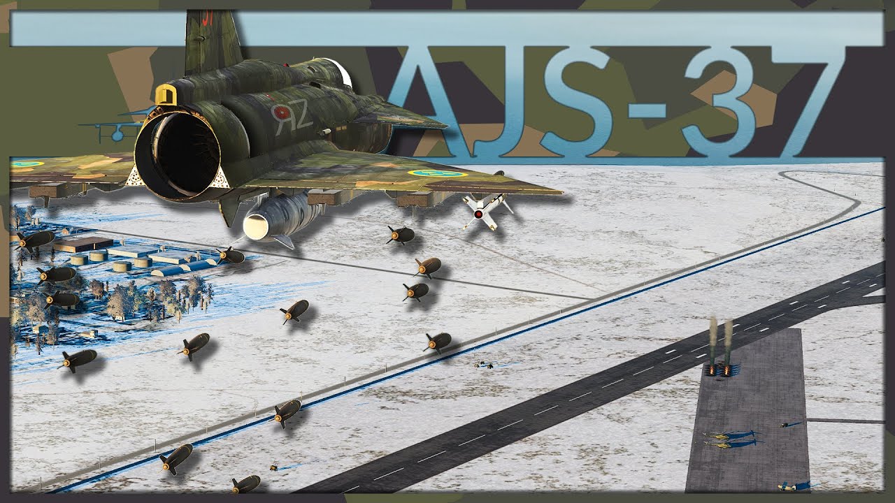 DCS: AJS-37 - #11 - M/71 (ungelenkte Bomben)