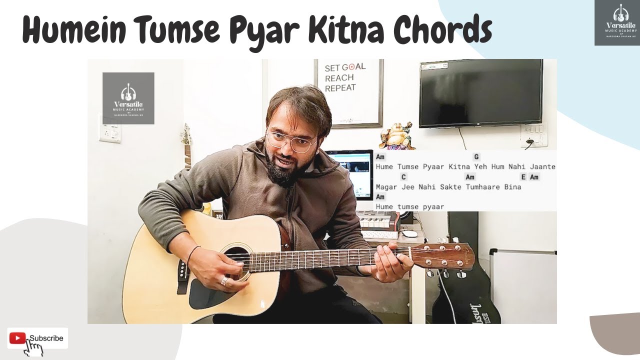 Humein Tumse Pyar Kitna Chords | Guitar Lesson | Sanam | Easy Chords | Versatile Music Academy