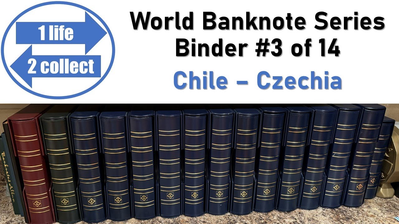 World Banknote Binder Series (3 of 14) – Countries Chile Through Czechia