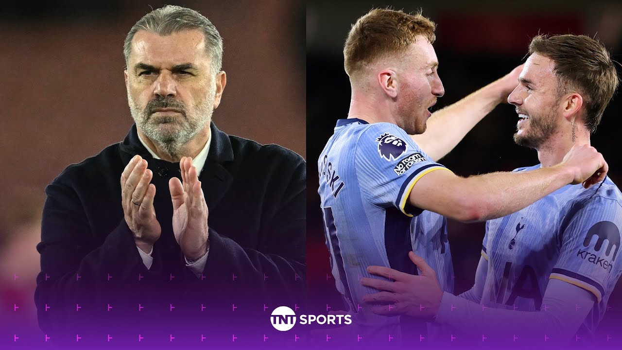 Ange Postecoglou reacts as Tottenham run riot against Premier League's basement club Southampton ⚪
