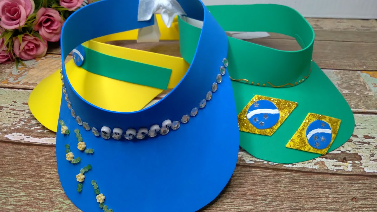 VISEIRA DE EVA-LINDO ACESSÓRIO PARA A COPA DO MUNDO🇧🇷