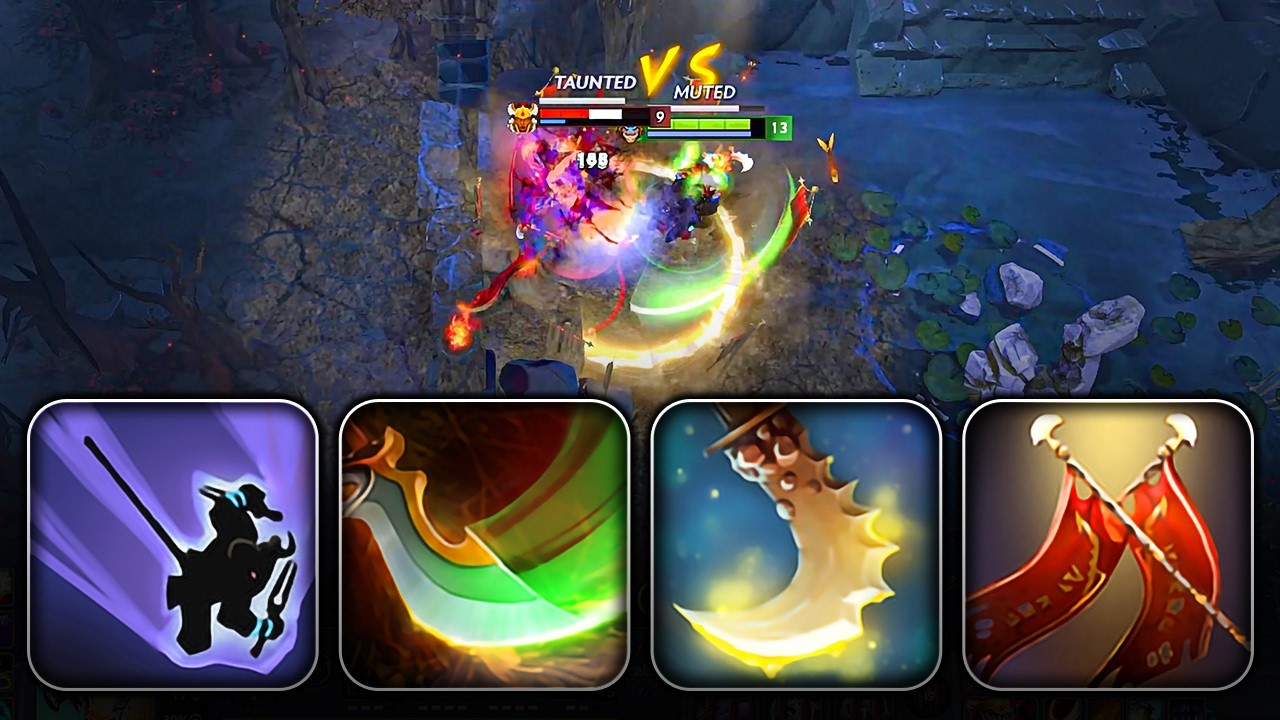 DREAM COMBO SLARK : BLINK STRIKE + DUEL | Dota 2 Ability Draft