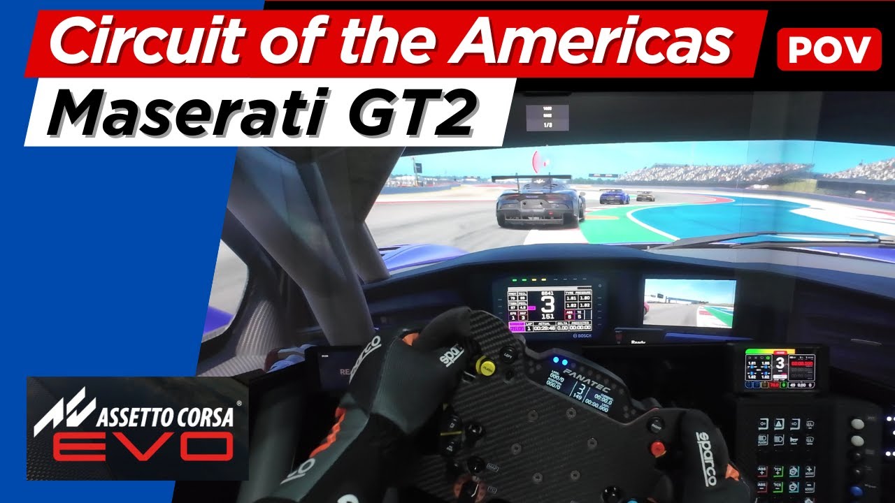 [Assetto Corsa EVO] POV Sim Racing | Circuit of the Americas | Maserati GT2