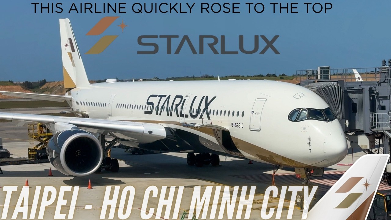 STARLUX A350: A Five Star Airline | Taipei to Saigon | Starlux A350-900 Economy Class | Trip Report
