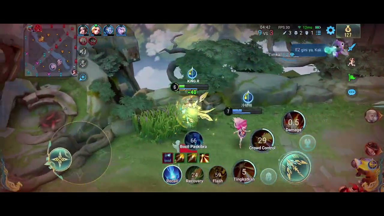 HOK,BAGINDA MAHARAJA HOUYI LAGI DIBUFF 9 menit END GAME!
