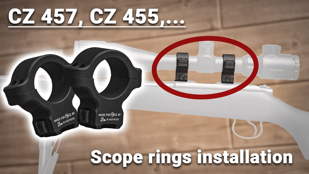 How to mount dovetail scope rings on a CZ 457 | CZ Parts
