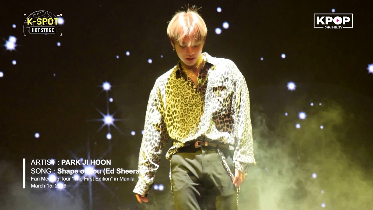 🔥 PARK JIHOON performs 'SHAPE OF YOU' by Ed Sheeran @ 박지훈 