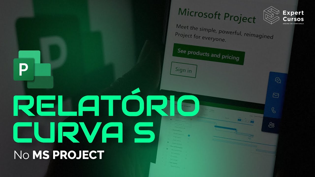 Relatório Curva S no MS Project
