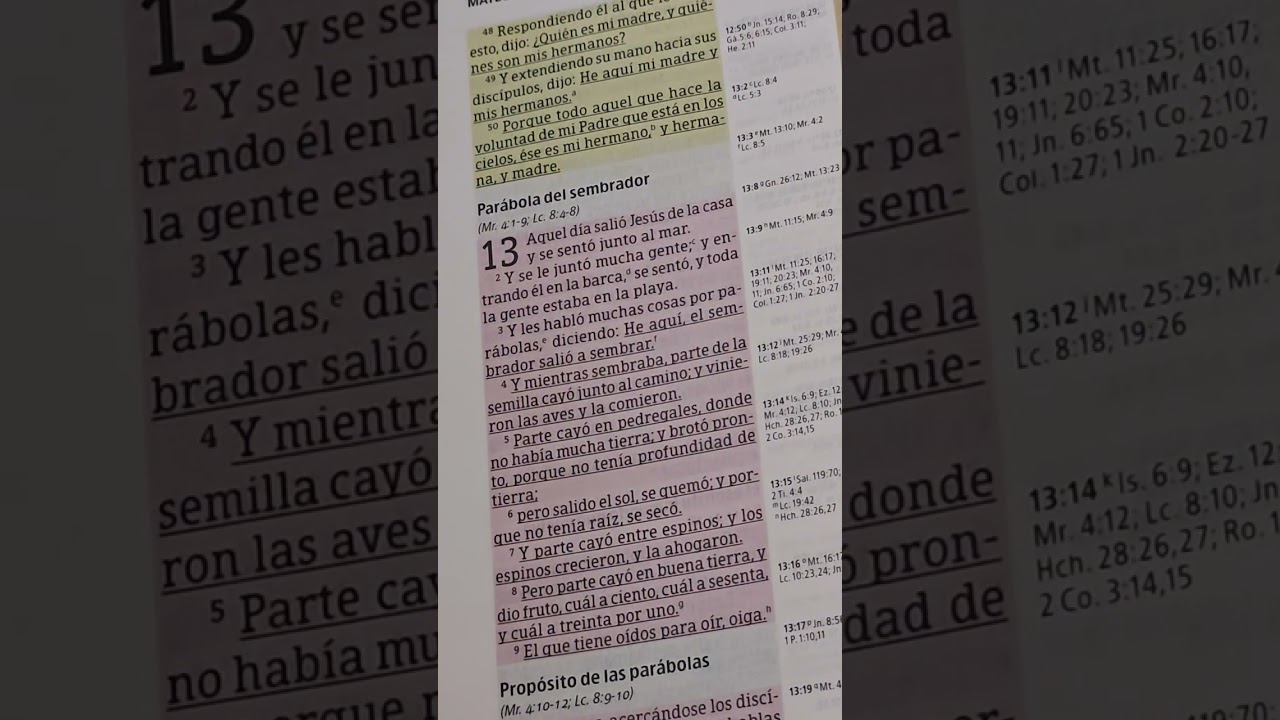 PARÁBOLA DEL SEMBRADOR🙏