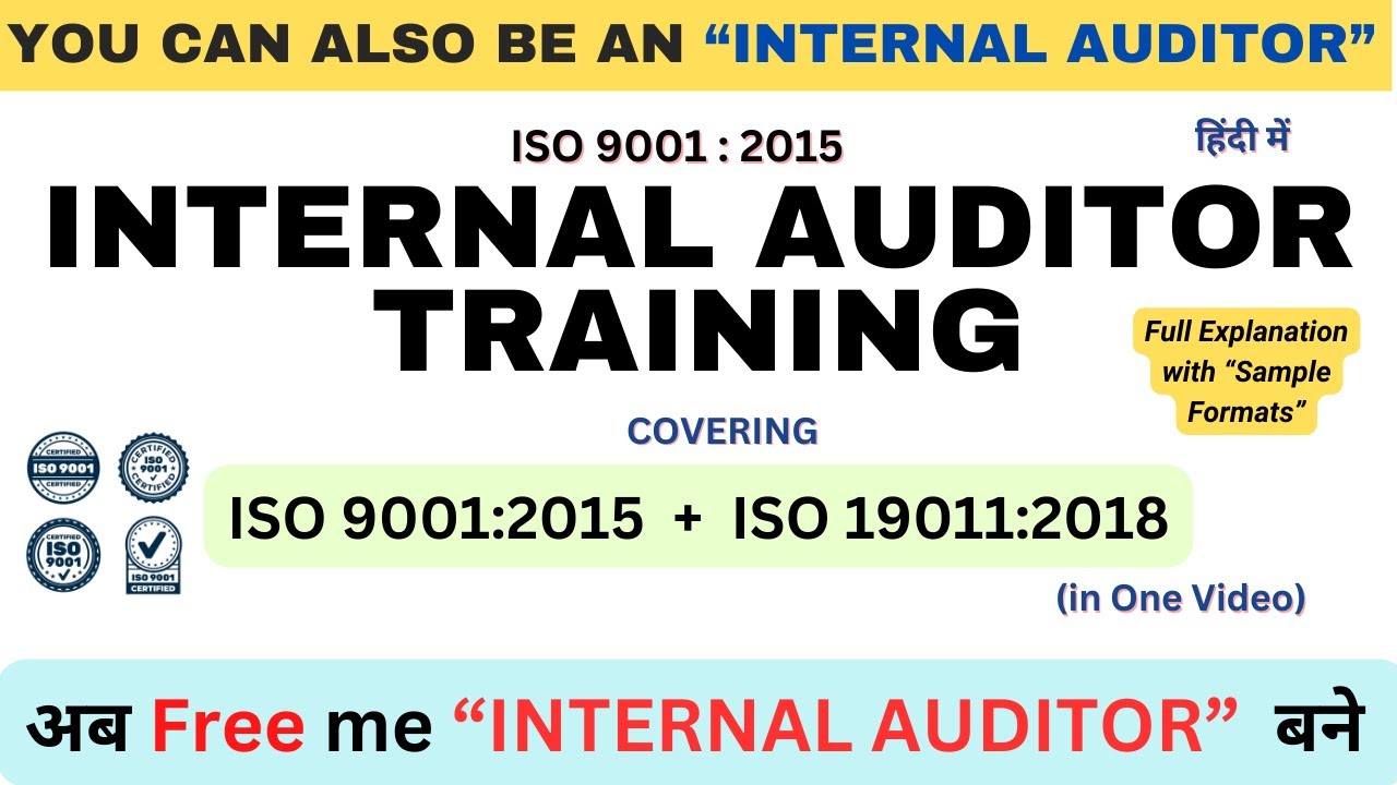 ISO 9001 2015 Internal Auditor Training I  ISO Auditor Training