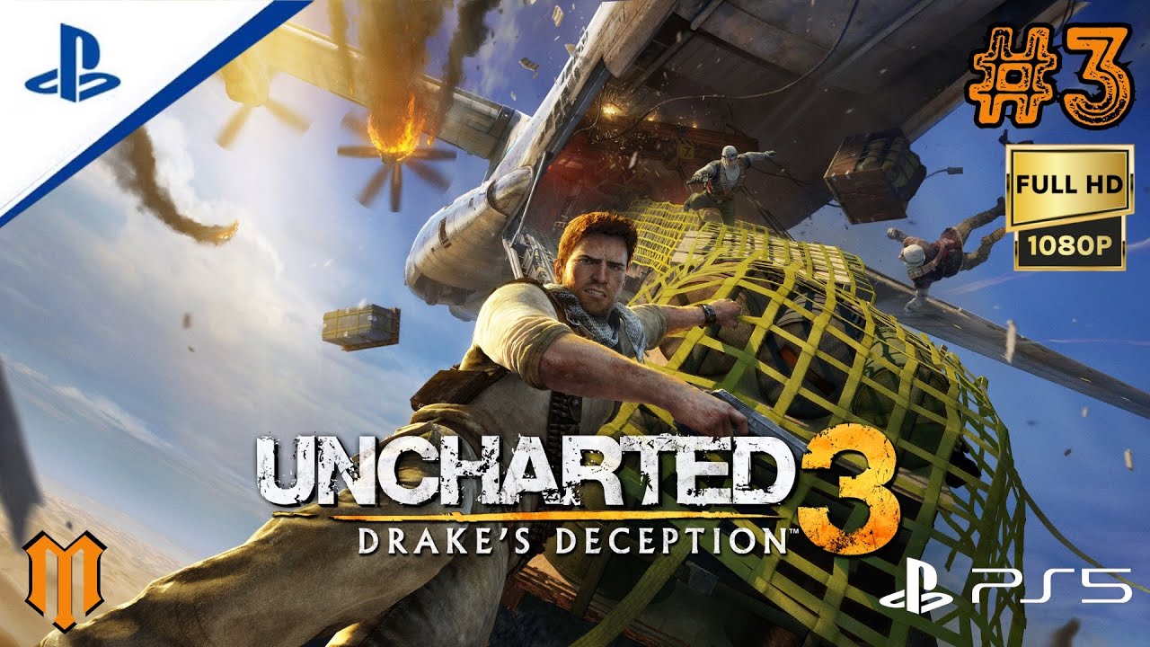 (PS5) KOCAMAN ÖRÜMCEKLER - UNCHARTED 3 DRAKE'S DECEPTION - BÖLÜM 3 (1080P FULL HD 60 FPS)